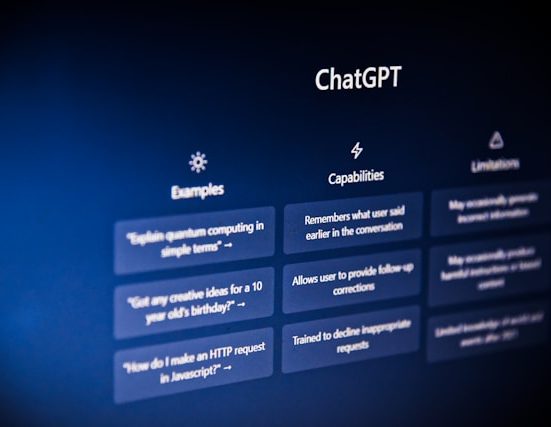 pc showing Chatgpt dashboard