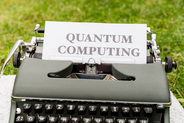 Quantum computers are a future risk because they could weaken the cryptography that protects blockchains.